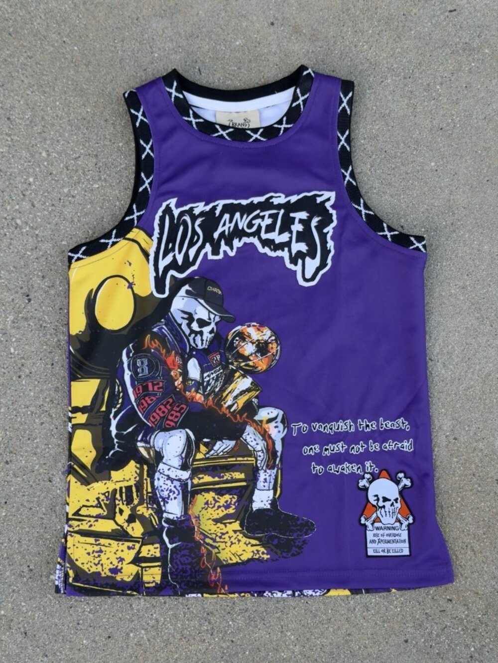 Brand X Los Angeles Kobe Bryant #8 Purple Jersey Sz Youth Small